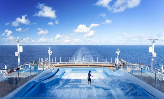 Flowriden op de Anthem of the Seas